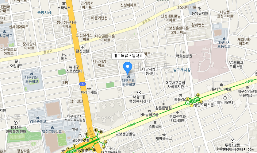 학교 찾아오시는 길 지도